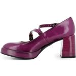 Chaussures Hispanitas violettes en cuir verni en cuir Pointure 39 look fashion pour femme 