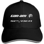 Hittings Can Am Spyder Logo Snapback Hats/Baseball Hats/Peaked Cap Black