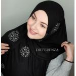 Hijabs multicolores en coton lavable à la main look fashion pour femme 