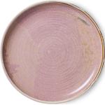 HKliving - Chef Ceramics Assiette, Ø 26 cm, rustic pink