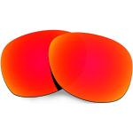 HKUCO Mens Replacement Lenses For Ray-Ban Wayfarer RB2132 55mm Sunglasses Red Polarized
