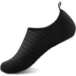 Chaussures de surf noires à rayures en polyester légères Pointure 41 look fashion 