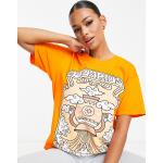 HNR LDN - T-shirt oversize avec imprimé Aquarius - Orange