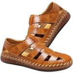 Sandales de marche en cuir respirantes Pointure 48 look fashion pour homme 