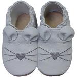 HOBEA-Germany chaussures rampantes pour garçons et filles dans différents modèles, Pointure:16/17 (0-6 Monate), Modèle de chaussures:Souris gris clair