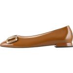 Chaussures casual Högl marron en cuir avec semelles amovibles à bouts carrés look casual pour femme 