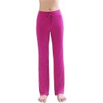 Pantalons de pyjama Hoerev violets en modal respirants Taille XXL look casual pour femme 