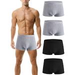 Hoerev Lot de 4 sous-vêtements en Fibre Super Douce et Confortable pour Hommes,XL