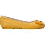 Ballerines Hogan jaune moutarde en cuir verni en cuir à bouts ronds Pointure 41 look casual pour femme 