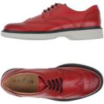 Chaussures casual Hogan rouges en caoutchouc à lacets Pointure 39 look casual pour homme 