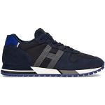 Chaussures de sport Hogan H383 bleues Pointure 42,5 look fashion pour homme 