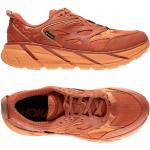 Chaussures Hoka Clifton orange en gore tex en cuir coupe-vent Pointure 38 classiques pour homme en promo 