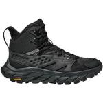 Chaussures de randonnée Hoka noires en fil filet légères pour homme en promo 