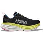Chaussures de running Hoka Bondi noires en fil filet vegan légères Pointure 42 pour homme en promo 