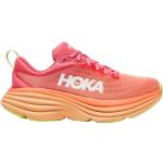 Chaussures de running Hoka Bondi orange en fil filet respirantes Pointure 36,5 look fashion pour femme en promo 