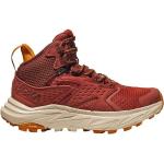 Chaussures de randonnée Hoka rouges en gore tex Pointure 40 look fashion pour femme 