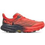 Chaussures de running Hoka Speedgoat rouges en fil filet en gore tex imperméables look fashion pour homme 