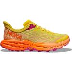 Chaussures de running Hoka Speedgoat jaunes en fil filet légères Pointure 36 look fashion pour femme 