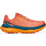 Chaussures de running Hoka orange en fil filet vegan Pointure 36 look fashion pour femme 