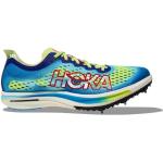 Chaussures de running Hoka bleues en fil filet respirantes pour homme 
