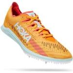 Chaussures de running Hoka orange en fil filet légères Pointure 46 pour homme en promo 