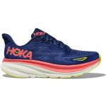 Chaussures de running Hoka Clifton bleues en fil filet légères Pointure 40 pour femme en promo 