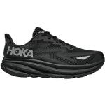 Chaussures de running Hoka Clifton noires en fil filet en gore tex Pointure 38 classiques pour femme en promo 