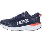 Chaussures de running Hoka Bondi bleues en caoutchouc respirantes Pointure 41 look fashion pour femme 