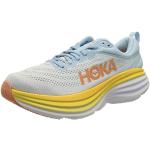 Chaussures de running Hoka bleues en tissu Pointure 38 look fashion pour femme en promo 