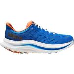 Chaussures de running Hoka bleues en fil filet vegan Pointure 46 pour homme en promo 