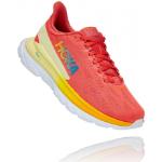 Chaussures de running Hoka rouge corail en fil filet légères Pointure 36 pour femme en promo 