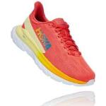 Chaussures de running Hoka rouge corail en fil filet légères Pointure 36 pour femme en promo 