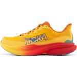 Chaussures de running Hoka orange en fil filet légères Pointure 38 look fashion pour femme 