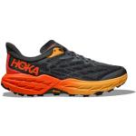 Chaussures de running Hoka Speedgoat grises en fil filet vegan légères Pointure 46 pour homme en promo 