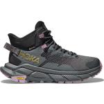 Chaussures trail Hoka violettes en caoutchouc en gore tex légères Pointure 39,5 look fashion pour femme en promo 