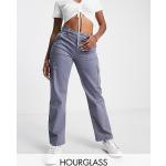 Hollister - Hourglass - Pantalon dad fonctionnel style vintage à poches cargo - Bleu