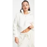 Sweats Hollister blancs en fausse fourrure à capuche Taille XL look casual pour femme en promo 