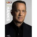 Hollywood Idols Tom Hanks 2024 Calendrier mural à spirale A3 Le cadeau de Noël ou d'anniversaire parfait