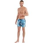 Shorts de bain HOM bleus patchwork oeko-tex Taille S look fashion pour homme 