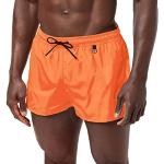 Shorts de bain HOM orange fluo Taille S look fashion pour homme 