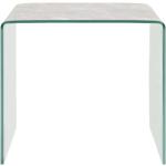 Tables basses marron en verre minimalistes 