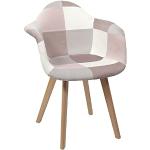 Home Deco Factory Pink Patchwork Chair