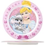 Assiettes plates roses Disney Princess diamètre 22 cm 