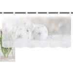 Brise-bises Home Fashion blancs en polyester transparents 45x120 