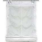 Home Fashion 091/535–1007 130 x 0080 wollweiss Store Bateau décoratif en Tissu scherli, Plastique, Blanc, 130 x 80 cm