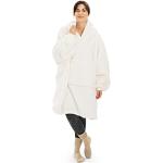 Polaires blanc crème en polyester à capuche Taille XL look fashion pour femme en promo 