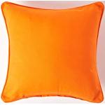 Housses de coussin Homescapes orange en coton 60x60 cm 