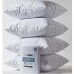 Protège oreiller Homescapes blancs en coton en lot de 4 65x65 cm 