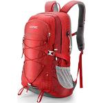 Sacs à dos de randonnée rouges avec compartiment pour ordinateur plus size 45L pour homme 