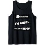 Homme Because I'm Angel That's Why For Mens Funny Angel Gift Débardeur